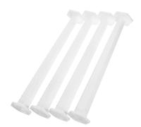IWOWHERO 4pcs White Plastic Roman Column Statue Miniature Pillar Decoration for House and Bedroom, Creative Design Not Easy to Deform, Photo Prop and Party Decor