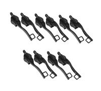 IWOWHERO 5 Pairs Repair Zipper Pulls Zipper Pulls for Backpacks Anti Theft Clips Suitcase Accessories Tools Black