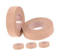 IWOWHERO 5 Rolls of Non-Woven Invisible Eyelash Extension Tape 1.25cm x 9.14m Breathable Adhesive Eyelid Lifting Strips for Makeup for Beauty Salons and Eyelash Extensions