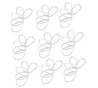 IWOWHERO 5000pcs Clear Wide Elastic Hair Bands for Women Disposable Thick High-elasticity Hair Ties Strong Tpu Rubber Bands for Travel Sports and Daily Use