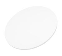IWOWHERO 50cm Round Cotton Canvas Panel with Wooden Frame Thick Stretched Surface for Gouache and Tempera Painting for Artists and Creative Drawing