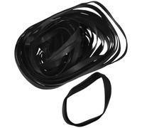 IWOWHERO 50pcs 4mm Flat Rubber Belts for Cassette Recorder Repair, Mixed Lengths 40-135mm, Universal Replacement Belts for Video Players, DVD Drives, Cassette Maintenance Kit