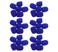 IWOWHERO 50pcs 50pcs Sponge Microphone Windscreen Covers High Density Foam Mic Sleeve for Noise Reduction and Splash Protection Fit for Handheld and Headset Microphones for Podcast Karaoke