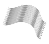 IWOWHERO 50pcs Aluminum Alloy Invisible Corner Spring Clips Picture Frame Hardware Backing Clips DIY Framing Tools for Photo Frame Assembly and Wall Hanging