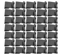 IWOWHERO 50pcs Heavy Duty Metal S Hooks Picture Frame Hanging Hardware No Drilling Invisible Wall Hangers for Photos Albums Metal Picture Framing Supplies