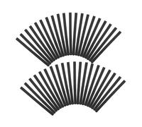 IWOWHERO 50pcs Metal DIY Hair Clips for Women Black Painted Curved Bobby Pins Non-slip Hair Barrettes and Custom Styling