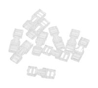 IWOWHERO 50pcs Transparent Mini Snap Clips for Nail Extension Invisible Plastic Fasteners for Strong Natural Finish Portable Manicure Art Supplies for Technicians and DIY Nail Repairs