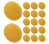 IWOWHERO 50pcs Woolen Fabric Covered Buttons for Clothes Metal Round Buttons for Coats Jackets Suits DIY Sewing Supplies for Casual and Business Wear