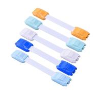 IWOWHERO 5pcs Boy Girl Protection Locks Car Shape Boy Girl Security Locks Multi-Function Protective Wardrobe Safety Door Handle for Cabinets