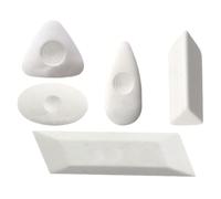 IWOWHERO 5pcs Creative Drawing Art Erasers for Students and Writers, Compact Portable Rubber Erasers in Shapes for Office and Home Use, for Sketching and Painting