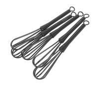 IWOWHERO 5pcs Egg Beater Push Hair Dye Mixing Stick Reusable Whisk Small Kitchen Gadget Whisking Beating Tool for Mixing