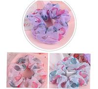 IWOWHERO 5pcs Flamingo Headband Hair Bands for Ladies Bowel Hair Rings Bird Pattern Head Hoops Elastic Head Ropes Accessories Cartoon Headbands Random Color