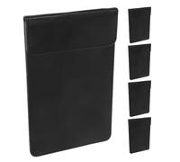 IWOWHERO 5pcs Guest Check Pad Holder Restaurant Receipt Clipboard with Strong Clamp for Servers Waitress Menu Order Taking Portable Bill Presenter for Kitchen Dining Space-saving Design