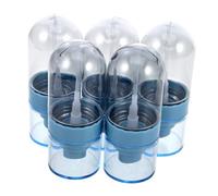 IWOWHERO 5pcs Ultrafine Mist Spray Bottle Empty Travel Spray Bottle for Makeup Facial Hair Essential Oils Refillable Mist Atomizer