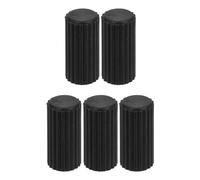 IWOWHERO 5pcs Wheelchair Brake End Caps Replacement for Wheel Lock Levers and Walkers, Black Plastic Handbrake Side Screw Covers with Easy Installation and Low Noise Design at Home Care