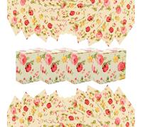 IWOWHERO 60Pcs Handmade Soap Paper Boxes Kraft Packaging for Candy Jewelry Party Favors Wedding Presents Multipack with Decorative Floral Design