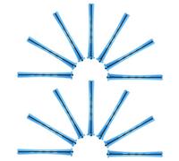 IWOWHERO 60pcs Plastic Cold Wave Curling Rods Set with Elastic Bands, 0.9x8.2cm Hair Perm Accessories for Natural, Long Or Short Hair Styling, Heatless Curling Rollers for Salon and Home