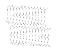 IWOWHERO 60pcs Stainless Steel Peg Hook Locks for Pegboards Hook Stoppers for Garage Workshop Retail and Basement Storage Easy to Install Pegboard Clips