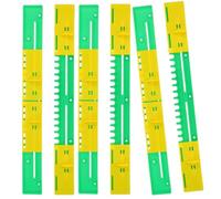 IWOWHERO 6Pcs ABS Beehive Entrance Reducer 37Cm Bee Escape Device Beekeeping Hive Parts Ventilation Gate for Hive Protection and Nest Entrance Control