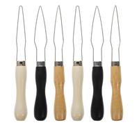 IWOWHERO 6pcs Button Assist Tool with Wide Grip for One-Handed Shirt Buttoning, Button Hook Helper and Zipper Pull Aid Device, Adaptive Dressing Aid for Elderly and Arthritis Users