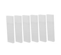 IWOWHERO 6pcs Clear Tongue Scraper Storage Box Plastic Protection Case for Travel Lightweight Organizer for Adults and Small Items