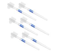 IWOWHERO 6pcs Denture Brush Double-Sided Soft Bristles for False Teeth Care and Retainer Cleaning Gentle Gum Protection Travel Toothbrush for Adults and Seniors