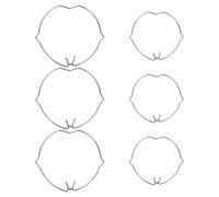 IWOWHERO 6pcs Downlight Retaining Spring Clips for Mr11 Mr16 Spotlights Metal Fixed Rings for Recessed Ceiling Lights Securing Bulb Holder Replacement Parts for Lighting