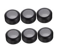 IWOWHERO 6Pcs Empty Eyeshadow Cases Single Color Makeup Powder Sample Containers Durable and Portable Cosmetics Storage Boxes for Travel and Daily Use