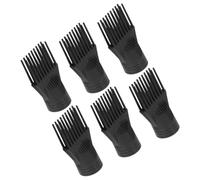 IWOWHERO 6pcs Hair Dryer Nozzle Replacements Diffuser for Hairdryer Comb Attachment for Salon Use