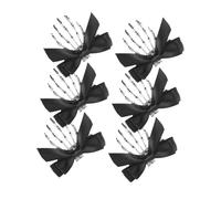 IWOWHERO 6pcs Halloween Devil Claw Hair Clips with Skull and Bowknot Skeleton Hairpins for Women and Stylish Gothic Barrettes for Parties and Cosplay Accessories
