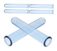 IWOWHERO 6pcs Hydroponic Tube Flower Propagation Clear Test Tube Holders for Indoor Home Office Decor Tiered for Fresh Floral Arrangements