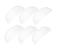 IWOWHERO 6pcs Lace Hair Net for Wig Brown Hair Netties for Bun Invisible Mesh Cap for Wedding Guest
