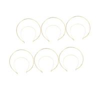 IWOWHERO 6pcs Metal Hair Bands Diy Decorative Crown Headband Elegant Beauty Headband for Women for Parties Banquets Pageants