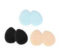 IWOWHERO 6pcs Mini Makeup Powder Puff for Loose and Mineral Powder Application for Easy Makeup Touch-ups and Setting Washable and Reusable