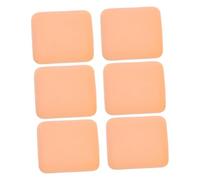 IWOWHERO 6pcs No Powder Makeup Sponges Fluffy Face Pads Dry Wet Small Puff Foundation Concealer Mini Puff Portable Enhance