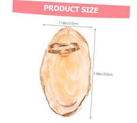 IWOWHERO 6Pcs Resin Nail Palettes Ring with Agate Gold Edge Color Mixing Plates for Manicure Nail Art Portable Mixing Holder for DIY Includes White Pink Gray Blue Green Beige