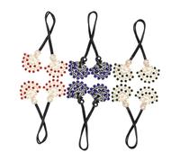 IWOWHERO 6pcs Rhinestone Peacock Hair Bun Maker Elegant Lazy Curler Clips for Women Comfortable Secure Hold Versatile French Twist Styling Tool for Casual and Formal Occasions