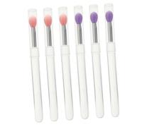 IWOWHERO 6pcs Silicone Lip Brush Caps Lipstick and Lip Applicators for Makeup and for Eyeshadow Application