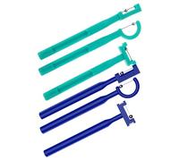 IWOWHERO 6pcs Tongue Tip Trainer, Portable Oral Muscle Trainer Tongue Exerciser Tool with Pp and Metal Material, Enhancing Speech Therapy and Early Oral Development at Home