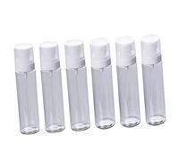 IWOWHERO 6pcs Travel Spray and Pump Bottles Set Refillable Liquid Containers for Toiletries Lightweight Leak Lotion and Perfume Dispensers