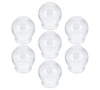 IWOWHERO 7pcs Glass Cupping Therapy Set for Home Use Professional Suction for Body Care Suitable for Back and Facial Therapy