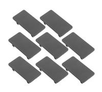 IWOWHERO 8pcs Black Abs Switch Panel Hole Cover Plugs, Rectangular Snap-in Fill Plugs for Unused Panel Slots, Impact Resistant, Automotive and Marine