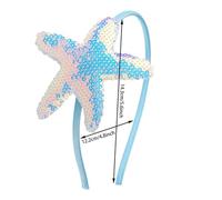 IWOWHERO 8pcs Seastar Hair Hoops Animal Headdress for Creative Modeling Decoration Fits for Daily Wear Party Performance