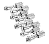 IWOWHERO 8pcs Sewing Machine Needle Clamp Presser Foot Attachment Spring Foot Clamp Metal Stainless Steel Heavy Duty Boost Productivity Reduce Downtime Industrial Sewing Tasks