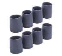 IWOWHERO 8Pcs Shower Chair Replacement Feet Caps Inner Diameter Anti-Slip Rubber Legs for Stability and Floor Protection Wear-Resistant Shower Stool and Walker Foot Covers
