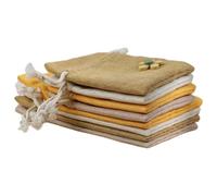 IWOWHERO 8pcs Small and Medium Portable Sachet Packing Bags with Drawstring Scented Flower Pouch for Lavender and Herbal Aromatherapy Multi-color Refillable Pouches for Home Car Wardrobe