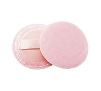 IWOWHERO 8pcs Velvet Makeup Powder Puff Soft Cotton Round Cosmetic Foundation Sponges with Rayon Ribbon for Loose and Pressed Powder Face Use