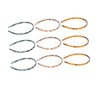 IWOWHERO 9PCS Non-slip Plastic Hair Bands with Teeth Spa Headbands for Face Washing and Makeup Minimalist Anti-shift Hair Accessories for Women and Teen Skincare Routine