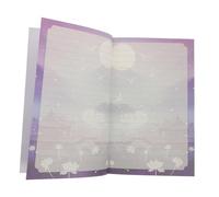 IWOWHERO A5 Note Book Journal Notebook for Family and Female Friends Purple Paper Tassel Sturdy Recording Thoughts Simple Charming Design Suitable for School and Home Valentine's Day