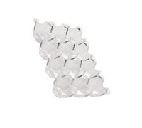 IWOWHERO Acrylic Egg Storage Box Transparent Capacity Holder for Refrigerator Freezer Kitchen Cabinet Practical Collision-resistant Egg Container Organizer for Freshness Preservation